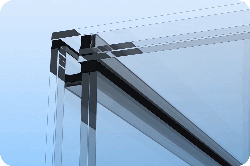 Безрамный стеклопакет Безрамный стеклопакет